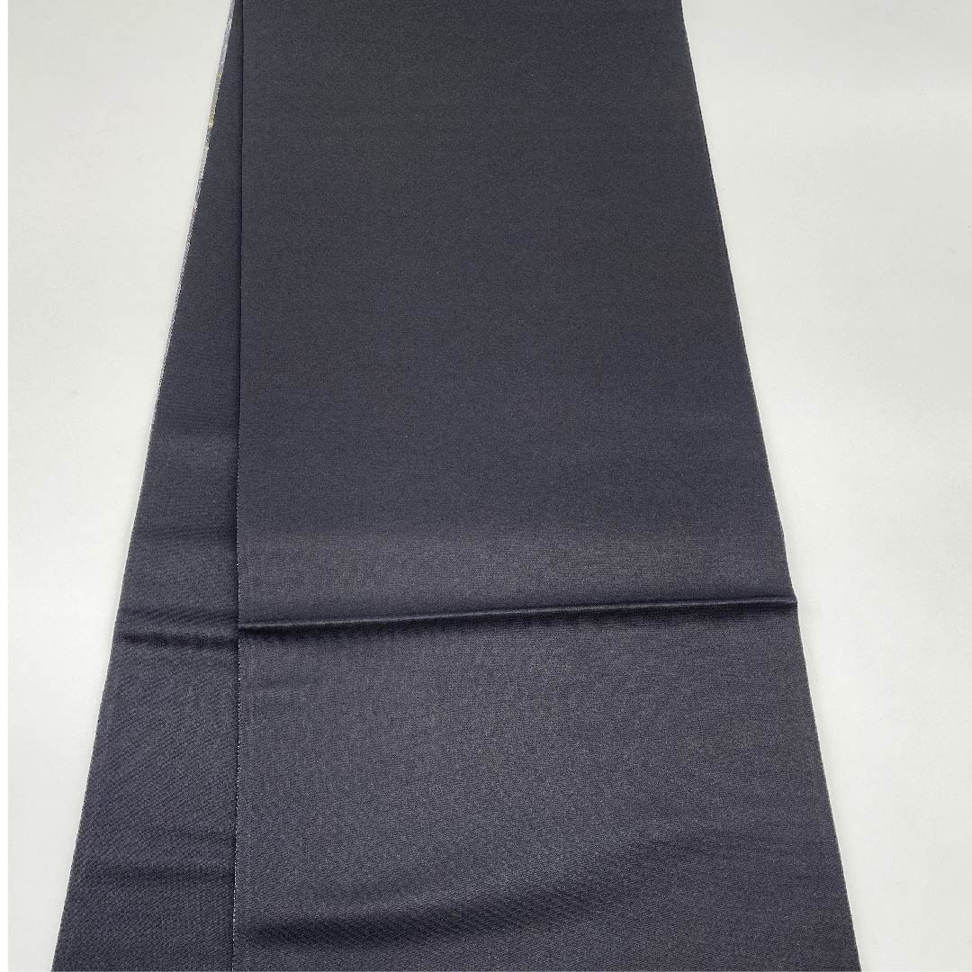 Fukuro Obi Black Bamboo Pattern Obi Length 442cm Pure Silk S Rank Point Pattern Semi-Formal Black 1123009412310