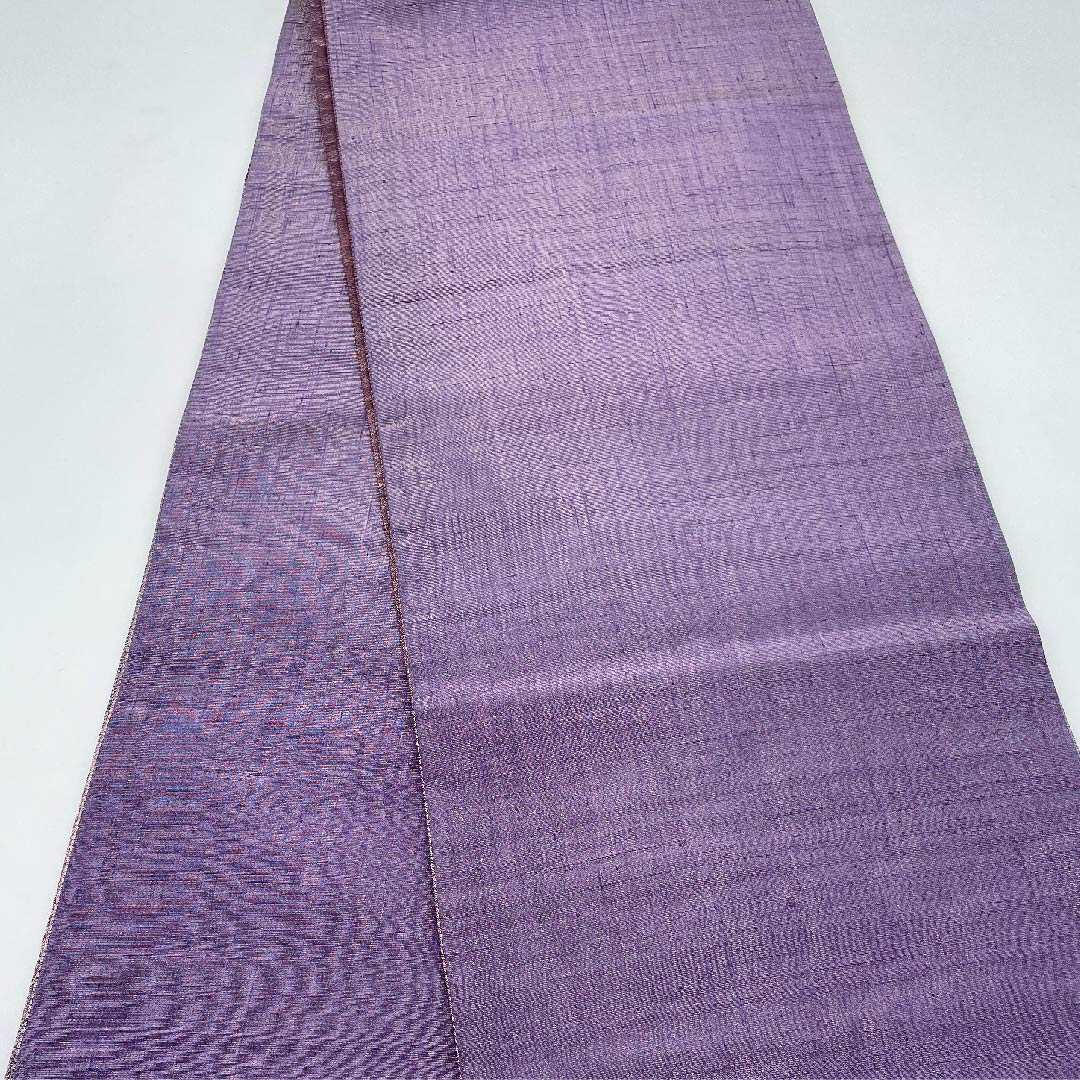 Fukuro Obi (Fukuro obi) in poppy purple, Tsujigahana, Length 468cm, Pure silk, A rank, Pointed pattern, Semi-formal, Purple, 1123005343420