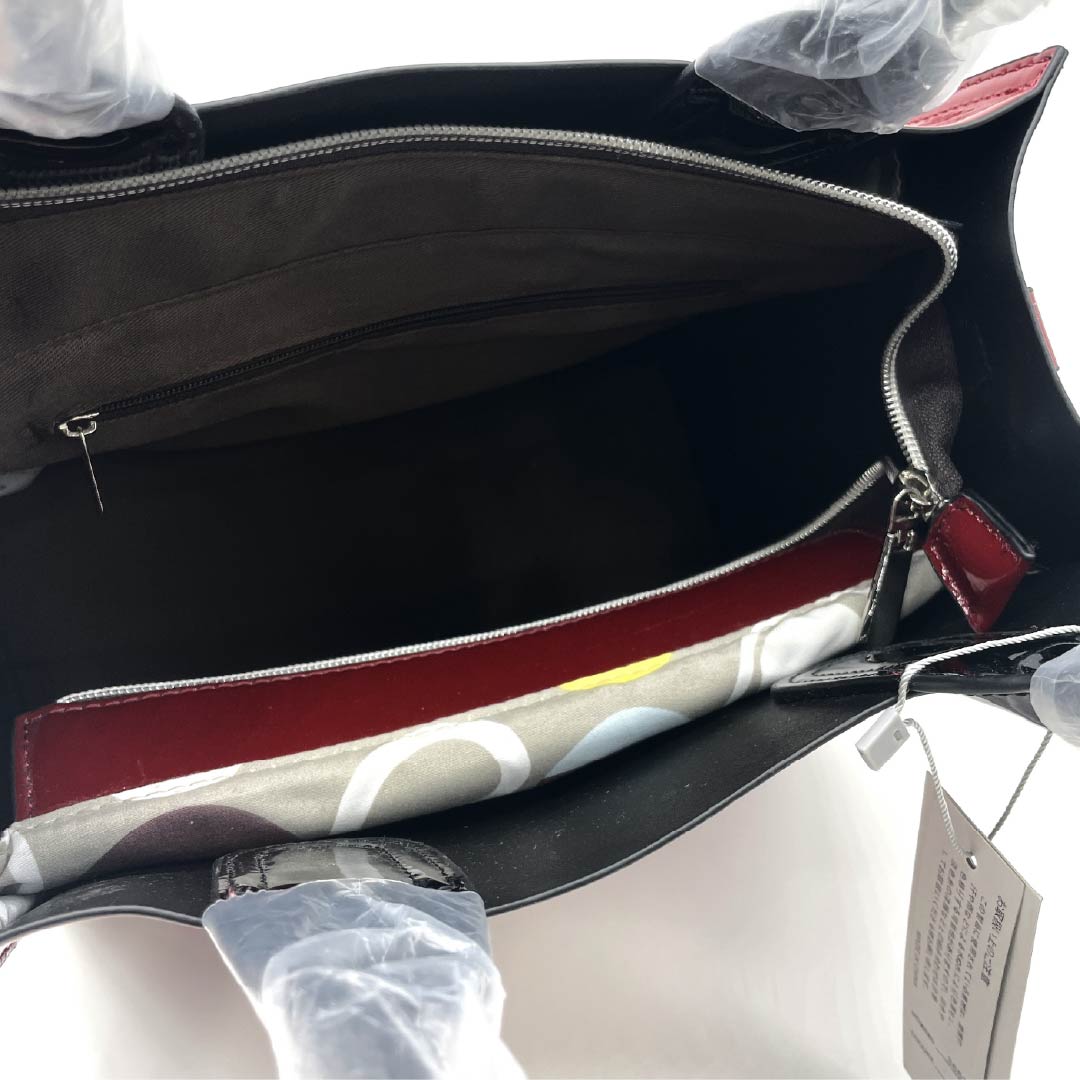 (Like New) Western-style Bag, Cowhide Split Leather, Grade A, Like New, Cowhide Split Leather, 2-Way, Red, 119700034312