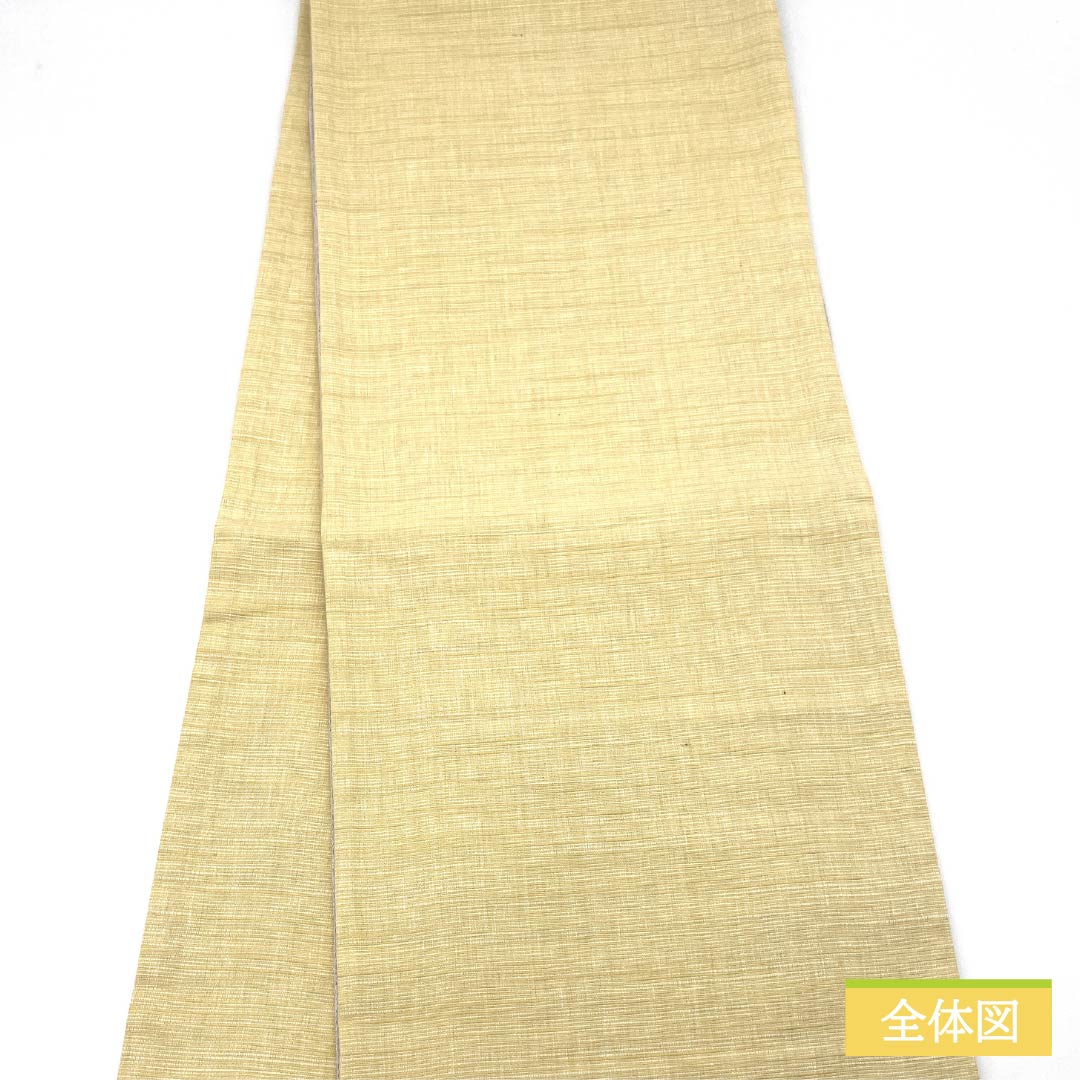 名古屋帯 霞色(かすみいろ) 染め帯 菖蒲 京袋帯 帯丈356cm 木綿 Aランク ポイント柄 カジュアル 紫系 1124006623320 開き仕立て