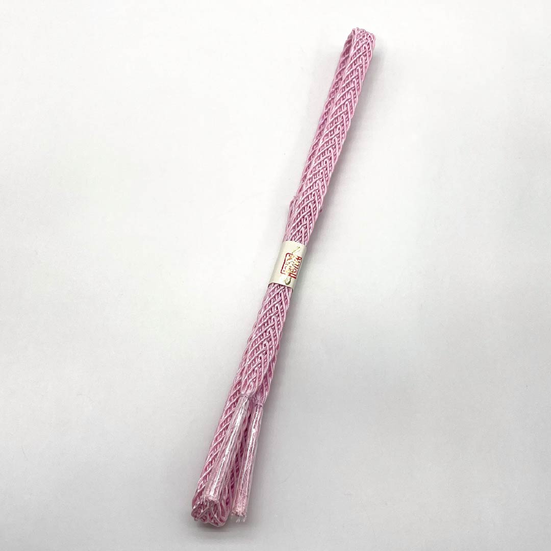 New Old Stock Obi-jime and Obi-age Set, Pure Silk, NEW Rank, Nioume-iro (pinkish-purple) and Usuzakura-iro (pale cherry blossom pink), Summer Wear, Shibori, Length approx. 162cm, Width approx. 1.4cm, Casual, Pink Tone, 1141000271313
