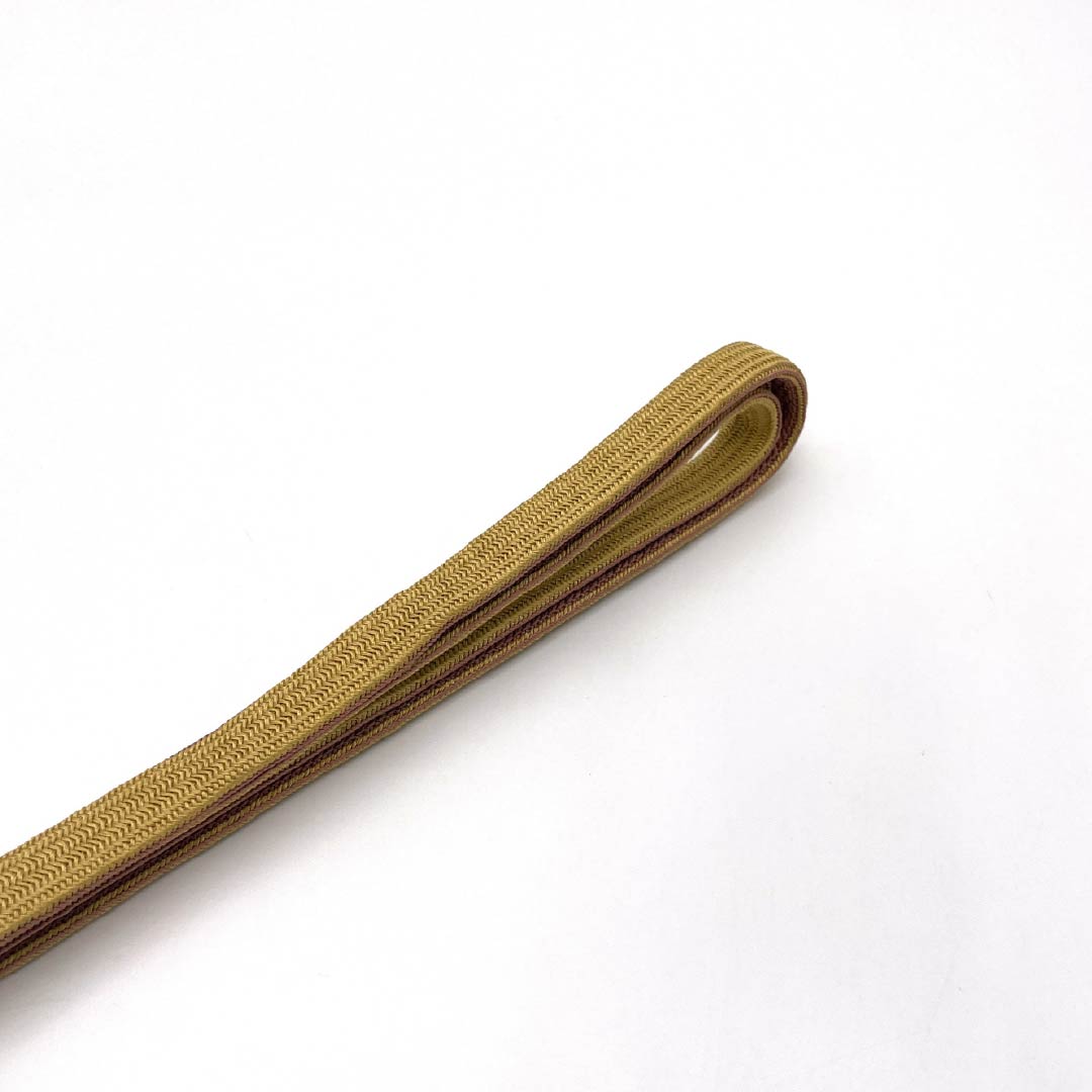 (Like new) S-Rank Silk Obijime and Obiage Set, Corn-Colored, Approximately 152cm Long, 1.2cm Wide, Semi-Formal, Yellowish Color, Product Code: 1141000092323