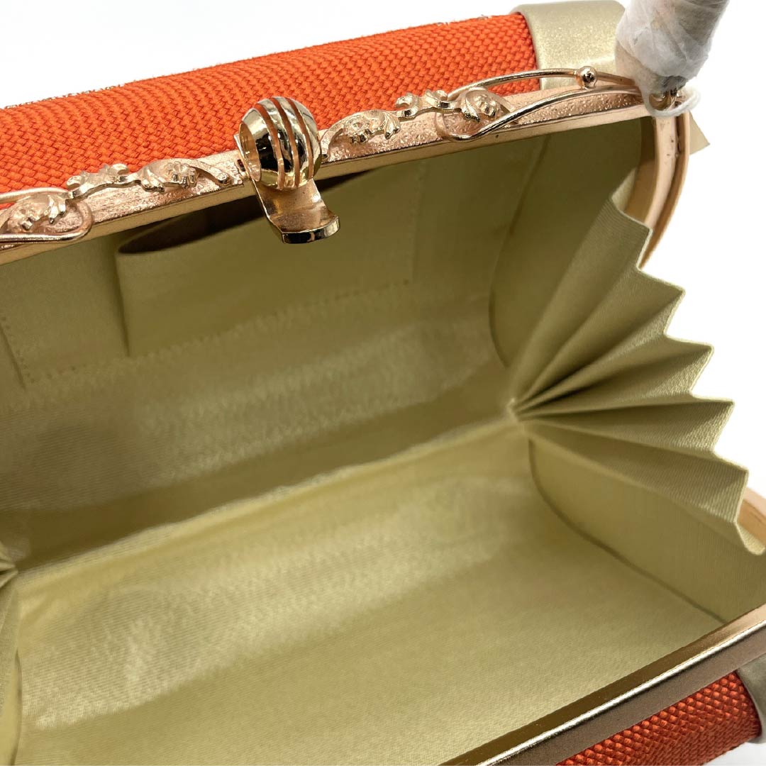 (Like New) Formal Japanese Style Bag, New Rank, Goshima Himo, Vermilion, 113900097116