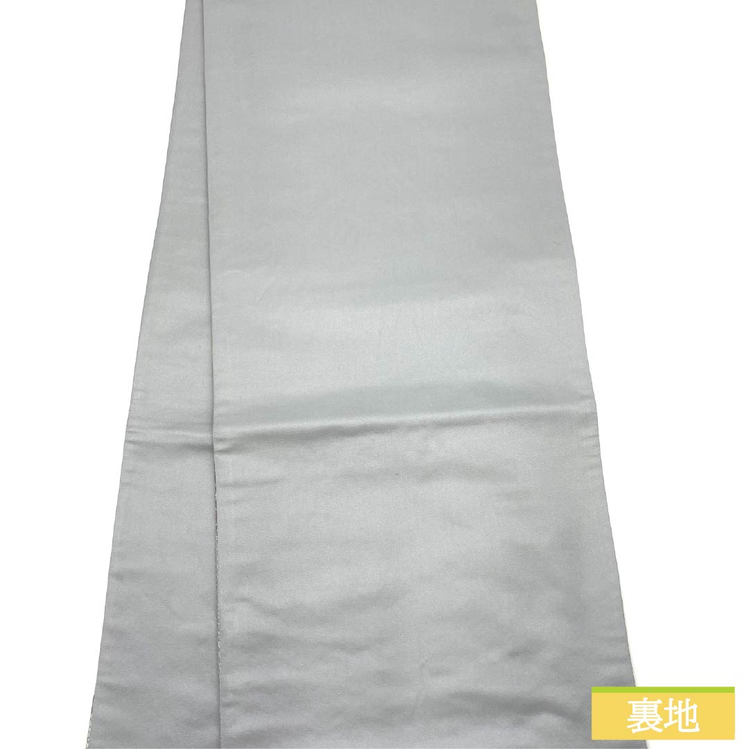 Pure silk obi with a kiribame-style design featuring hemp leaf and cloisonné patterns, featuring a kanoko pattern. Length: 430cm. S rank. Six-fold obi. Semi-formal. Gradient pattern. Product number: 1123014992399