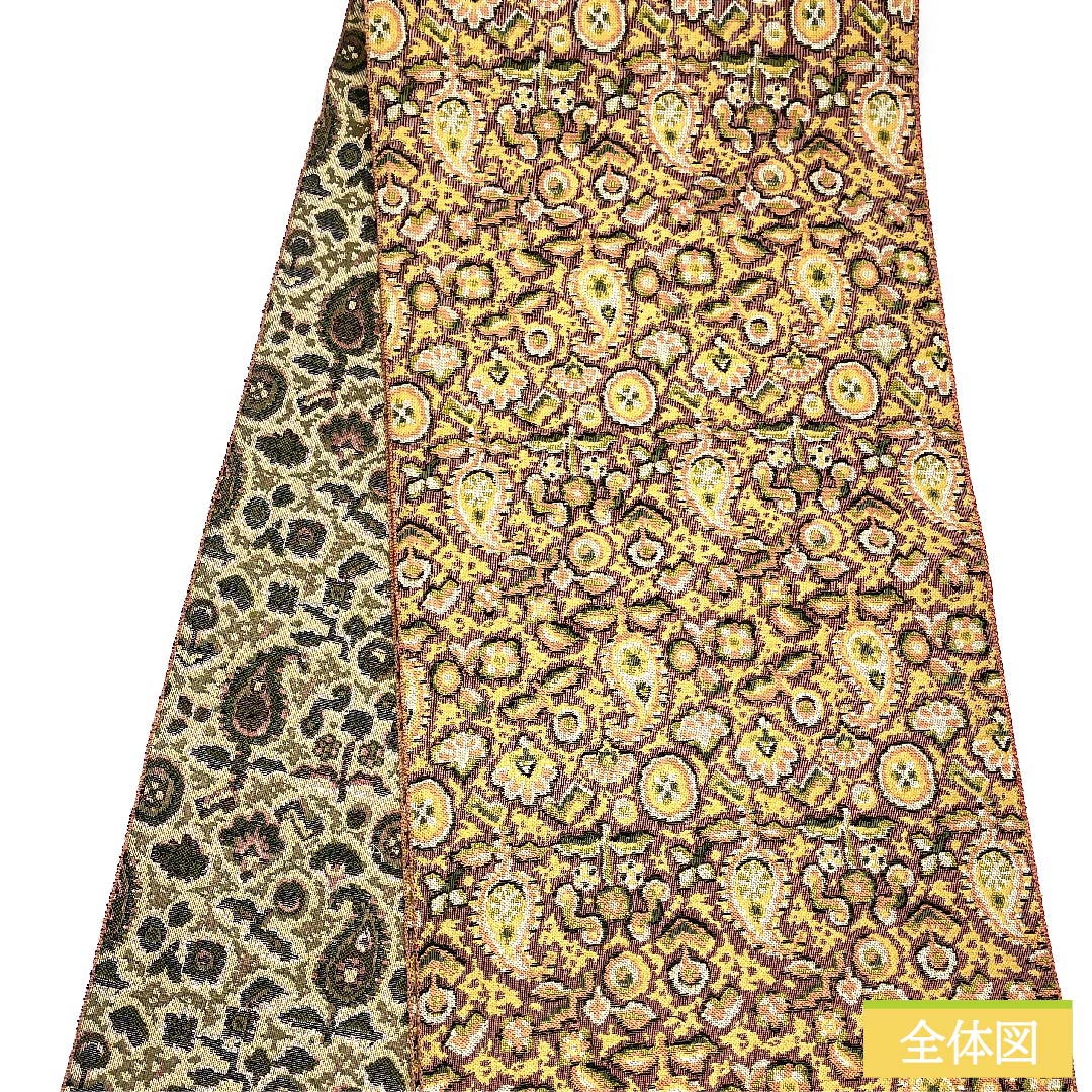Nagoya obi, red obi, abstract pattern, obi length 336cm, pure silk, S rank, full length, casual, purple, 1124005572320, open style