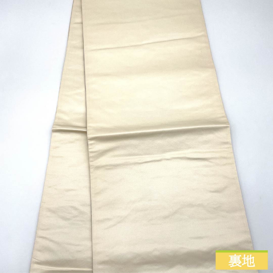 袋帯 正絹 Sランク 胡粉色(ごふんいろ) 唐織 留袖用 振袖用 古典柄 帯丈432cm 六通 フォーマル 白系 1123015642311