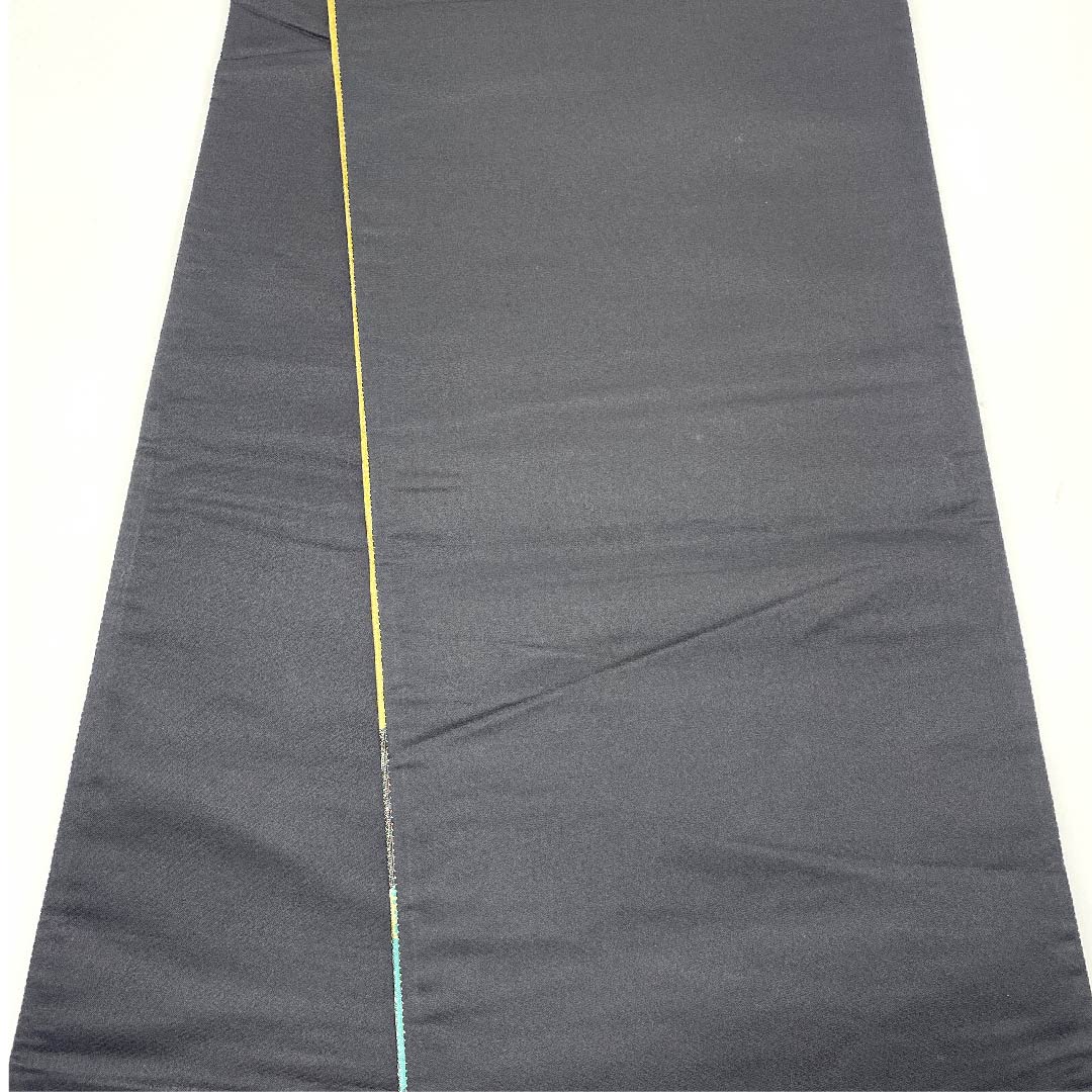 袋帯 胡粉色(ごふんいろ) すくい織 抽象模様 帯丈440cm 正絹 Aランク 六通 カジュアル 白系 1123007053311