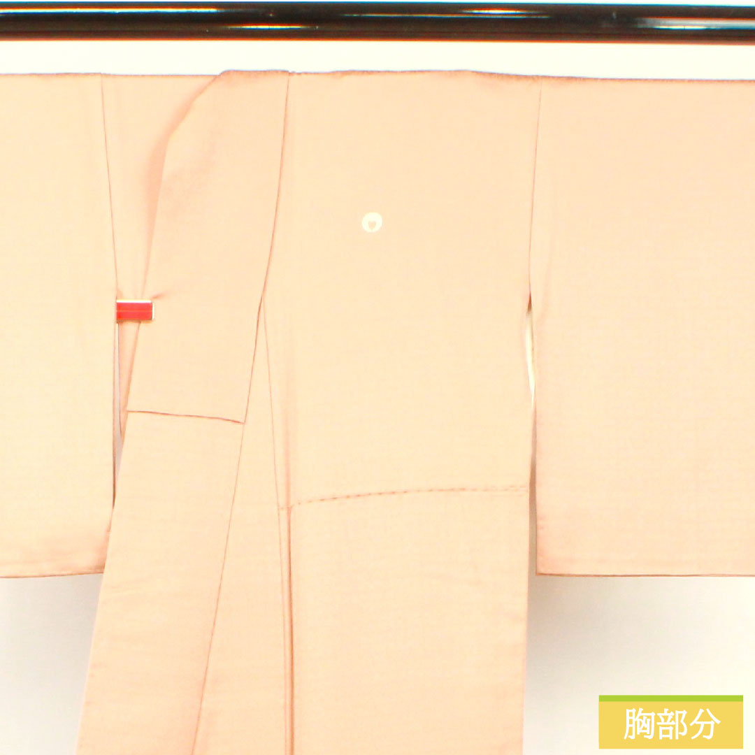 色留袖 正絹 身丈174cm 裄丈67cm 袷 鴇浅葱色(ときあさぎいろ) 京友禅 比翼仕立て 吉祥文様 五つ紋 下り藤 Sランク 茶系 1111001412614