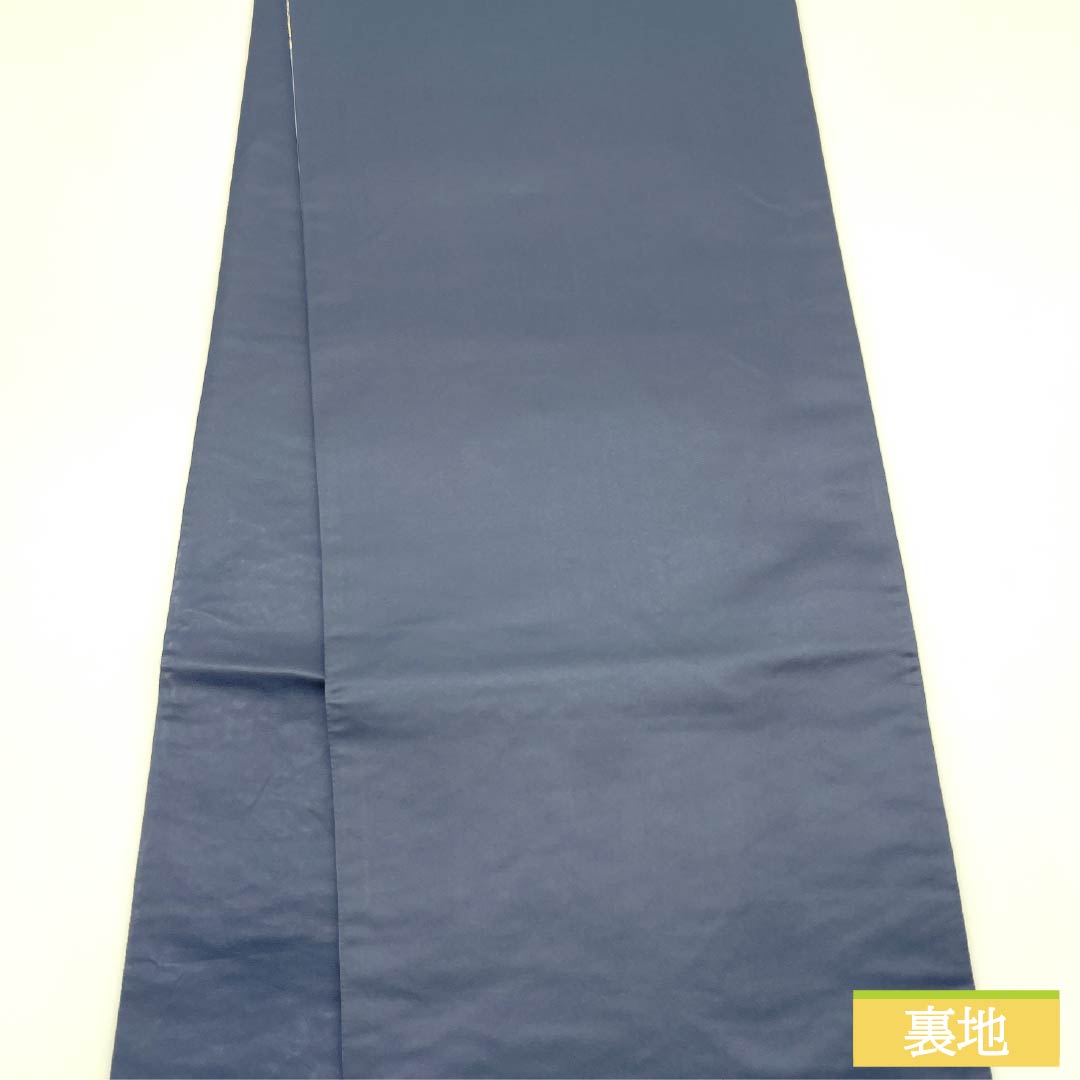 Fukuro Obi (Sash) in Pure Silk, S-Rank, Beniminato Color, with Karirou Crest, Length 444cm, Six-Ply, Semi-Formal, Purple, Item Number: 1123015172320