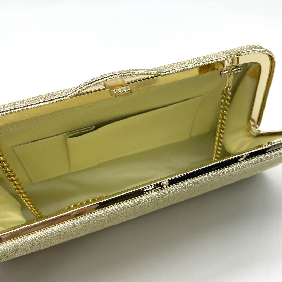 (新古品)草履バッグセット フォーマル Bランク 2way Mサイズ 金系 1133000274321
