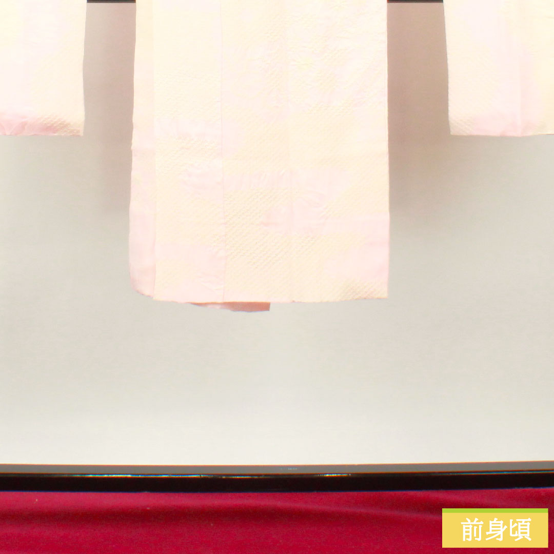 Nagajuban Silk Length 125cm (49.2 inches) Sleeve to Sleeve 65cm (25.6 inches) Lined Pale Reddish Pink Gradation Dye For Furisode Partial Shibori B Rank Pink Tones 1129000714313