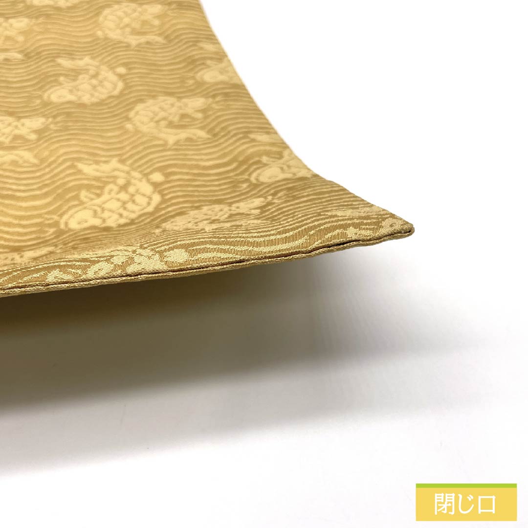 袋帯 正絹 麦藁色(むぎわらいろ) 切りばめ 花兎 荒磯 七宝 帯丈426cm Sランク ポイント柄 セミフォーマル ベージュ系 1123014922325袋帯 正絹 麦藁色(むぎわらいろ) 切りばめ 花兎 荒磯 七宝 帯丈426cm Sランク ポイント柄 セミフォーマル ベージュ系 1123014922325