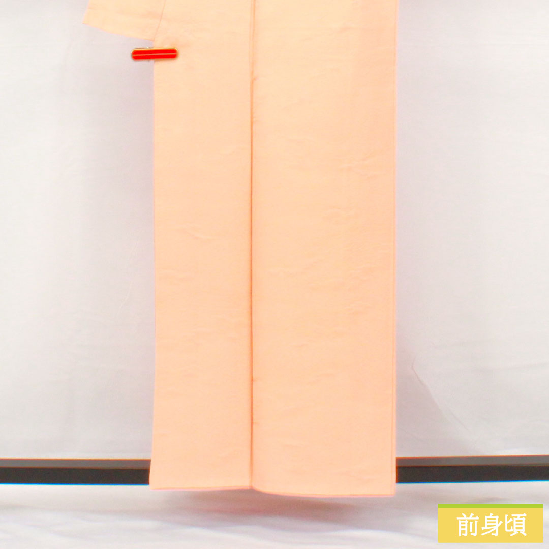 Plain color, pure silk, length 157cm, sleeve length 65cm, twill, one crest, downward wisteria, lined, S rank, pink, 1114001862313