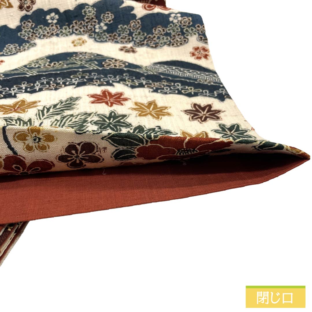 名古屋帯 正絹 Sランク 開き仕立て 練色(ねりいろ) 型染 草花模様 花柄 帯丈372cm 全通 カジュアル クリーム系 1124012172315