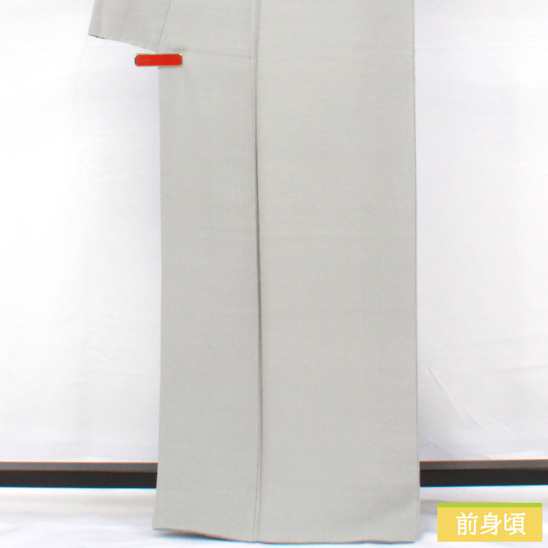 Plain color, pure silk, length 163cm, sleeve length 68cm, cupronickel color, beard pongee, one crest, three stars in a circle, lined, A rank, gray, 1114001713422