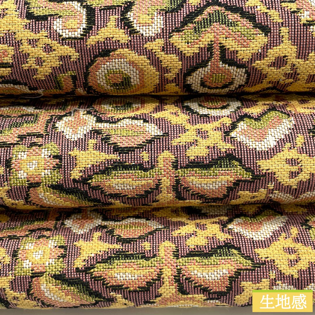 Nagoya obi, red obi, abstract pattern, obi length 336cm, pure silk, S rank, full length, casual, purple, 1124005572320, open style