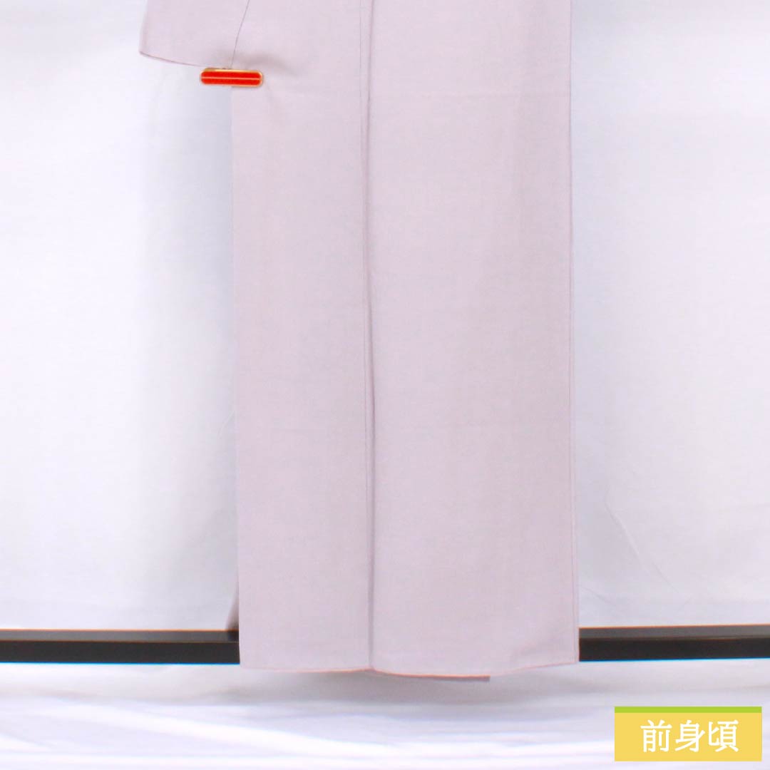 小紋 正絹 身丈157cm 裄丈69cm 袷 半色(はしたいろ) 型染 江戸小紋 万筋 堅牢染 Sランク 紫系 1115005682320