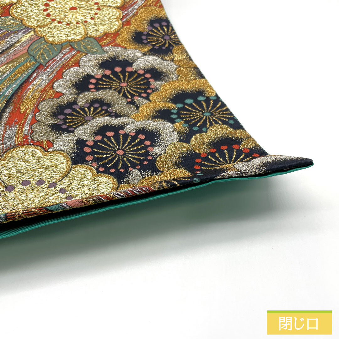 A-Rank Nishijin-ori Silk Fukuro Obi for Long-Sleeved Kimono, 442cm Long, Six-Ply, Formal, Gradient Pattern, Product Number: 1123016303399