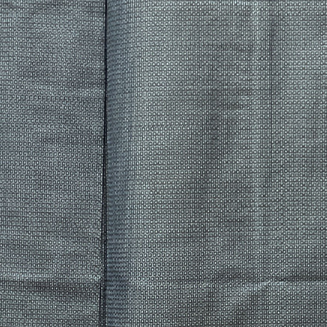 Men's Length 142.5cm Sleeve length 66.5cm Oshima Tsumugi ensemble Warp and weft ikat Pure silk S rank Awase Navy blue 1119000482418