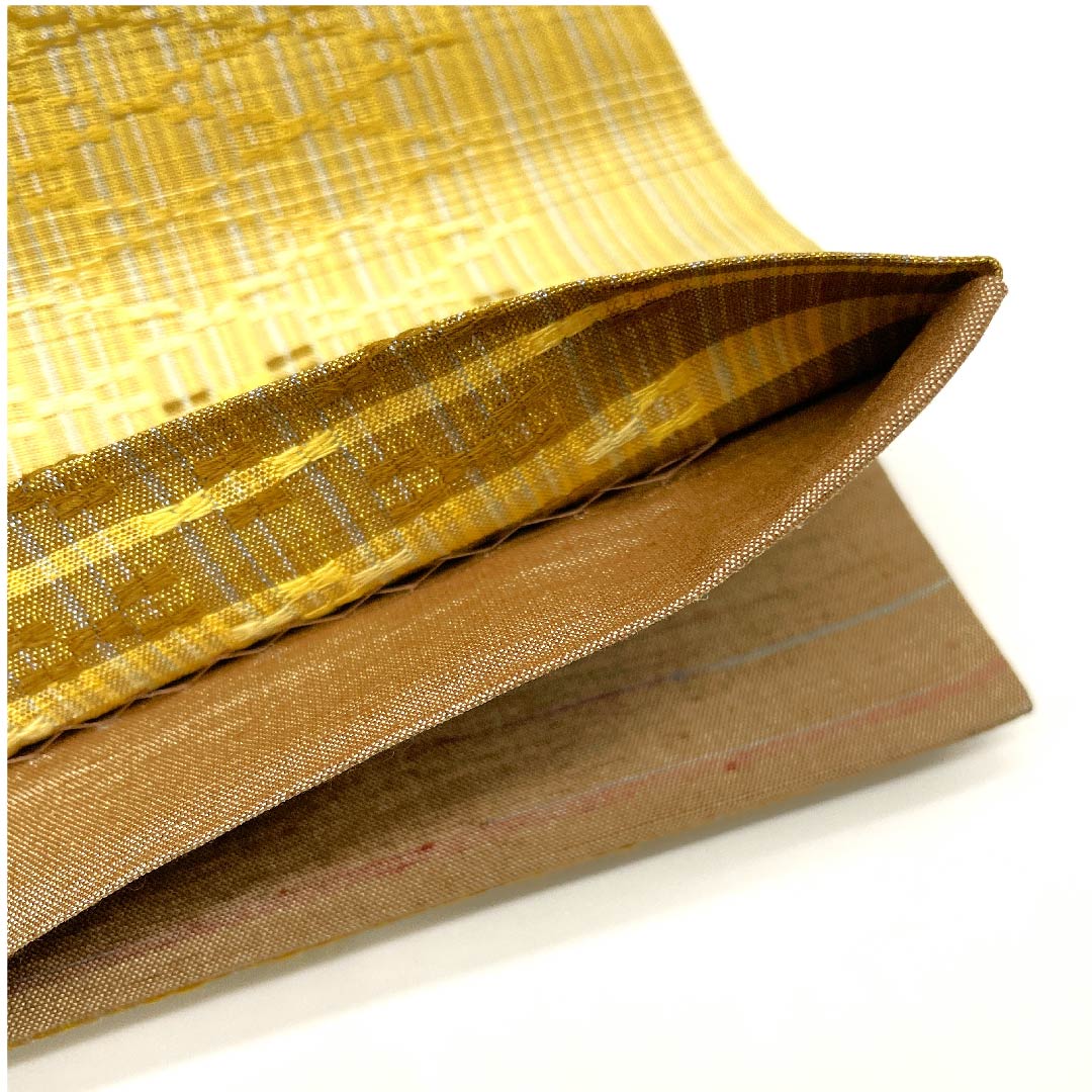 Fukuro Obi, Hanaori, Horizontal Gradation, Length 438cm, Pure Silk, S Rank, Full Length, Casual, Gradient Style, 1123002732399