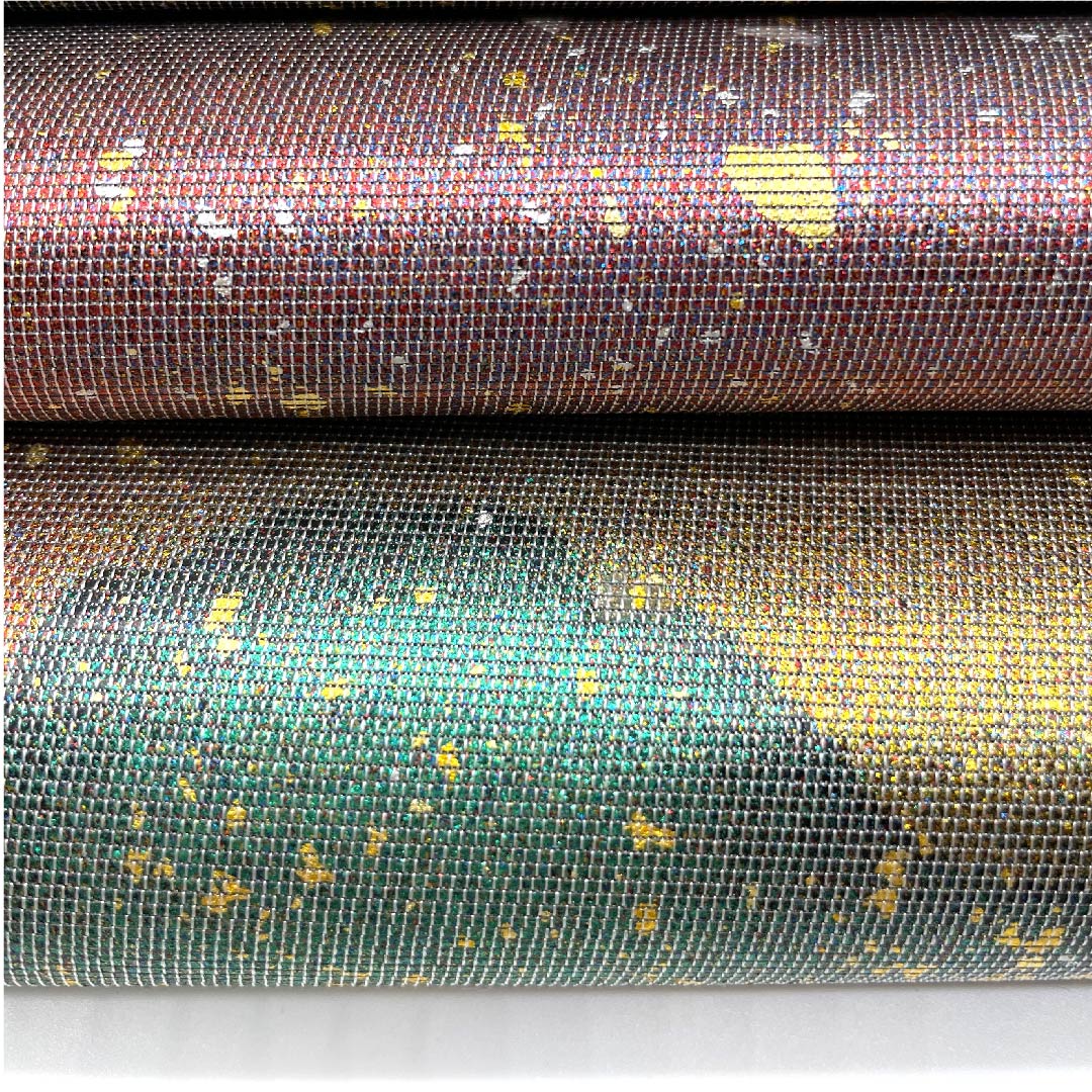 Fukuro Obi with Mother of Pearl, Abstract Pattern, Hikigaku, Length 434cm, Pure Silk, S Rank, Point Pattern, Formal, Gradient Style, 1123005912399