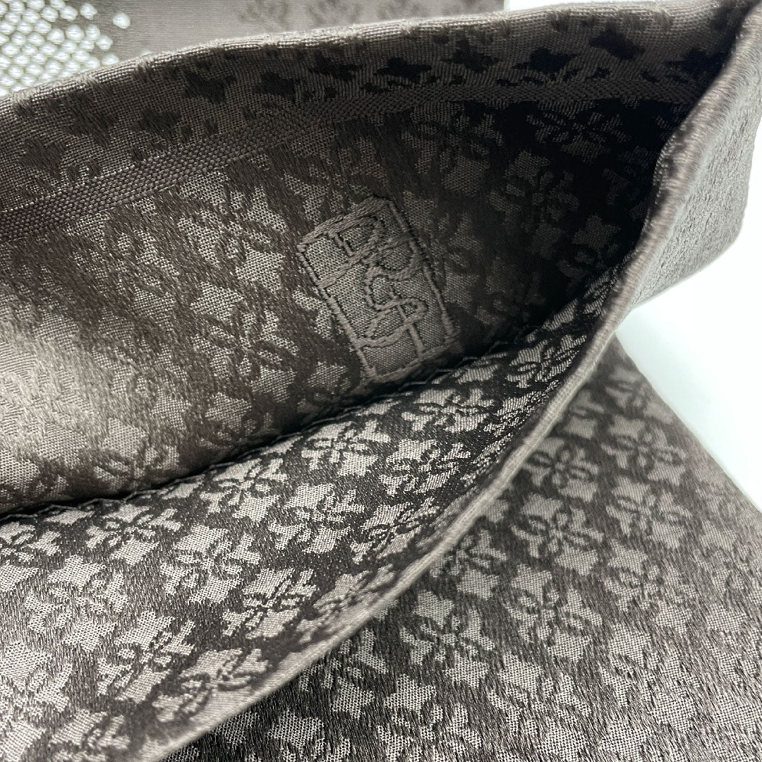 Fukuro Obi by Kano Yuki, Yukiwa, Length 448cm, Pure Silk, S Rank, Six-way, Semi-formal, Brown, 1123003302314