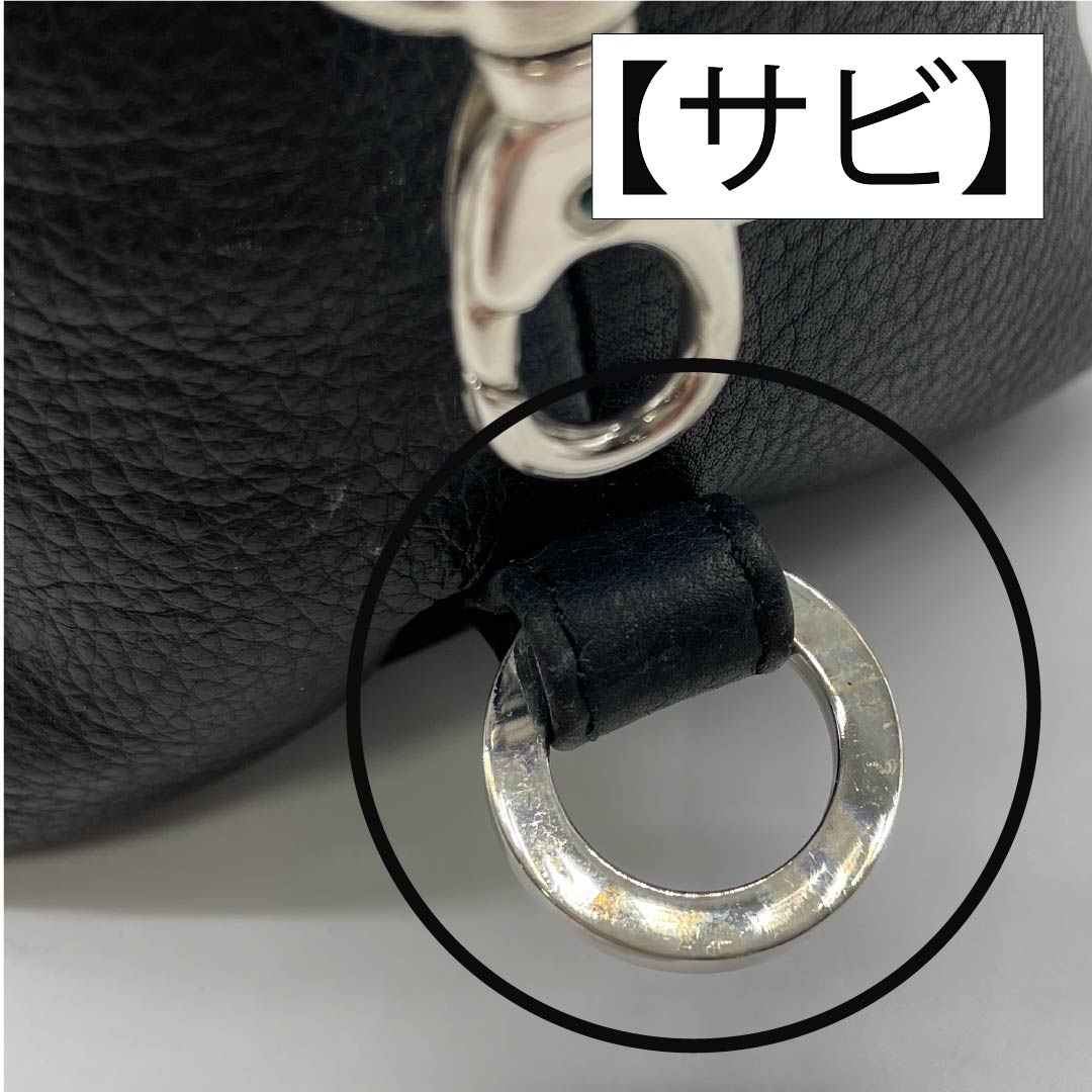 (Like New) Western-style Cowhide Leather Bag, Grade A, Like New, Cowhide Leather, Horizontal, Black, 119700008310