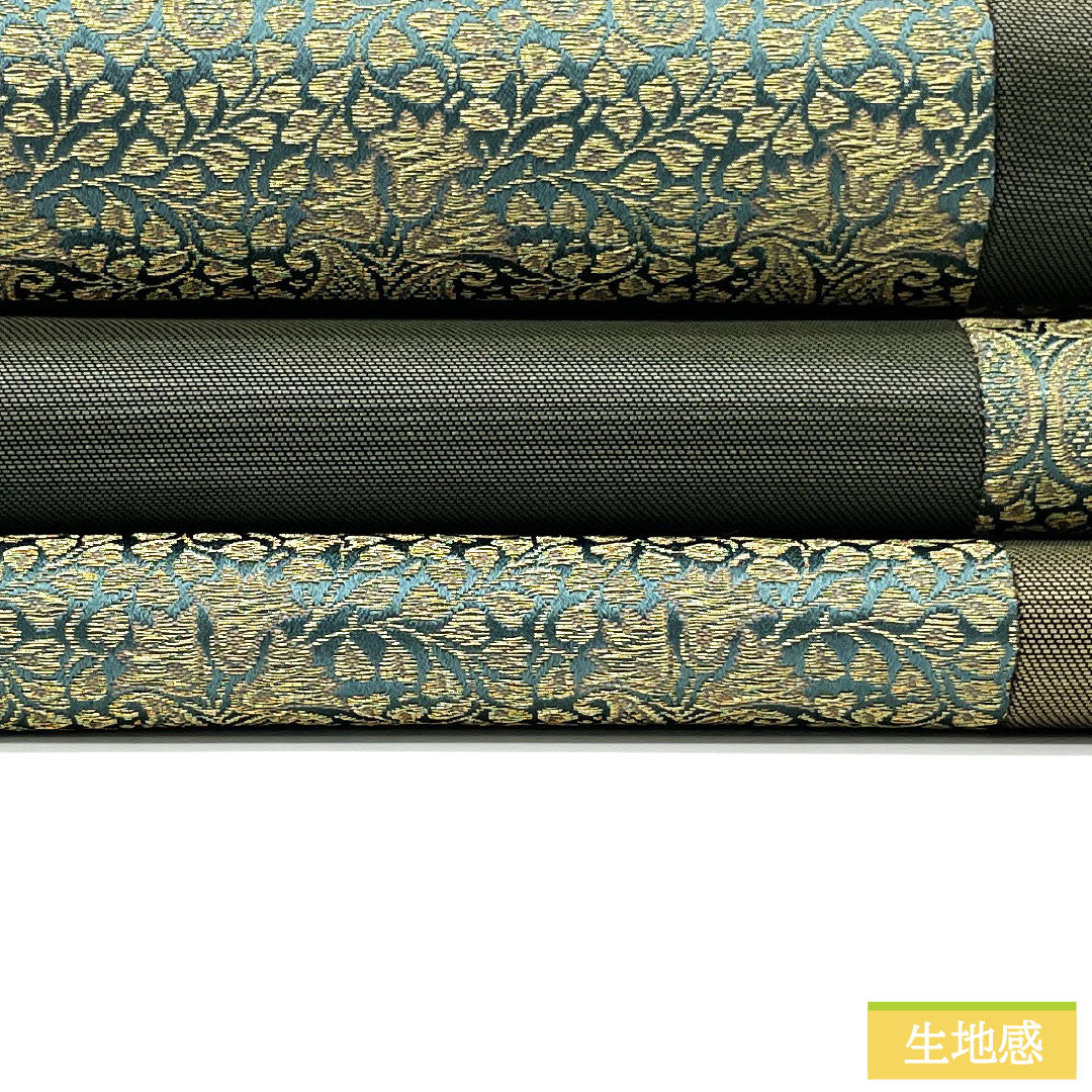 袋帯 正絹 Sランク 西陣織 市松 帯丈450cm 六通 セミフォーマル グラデーション系 1123016362499