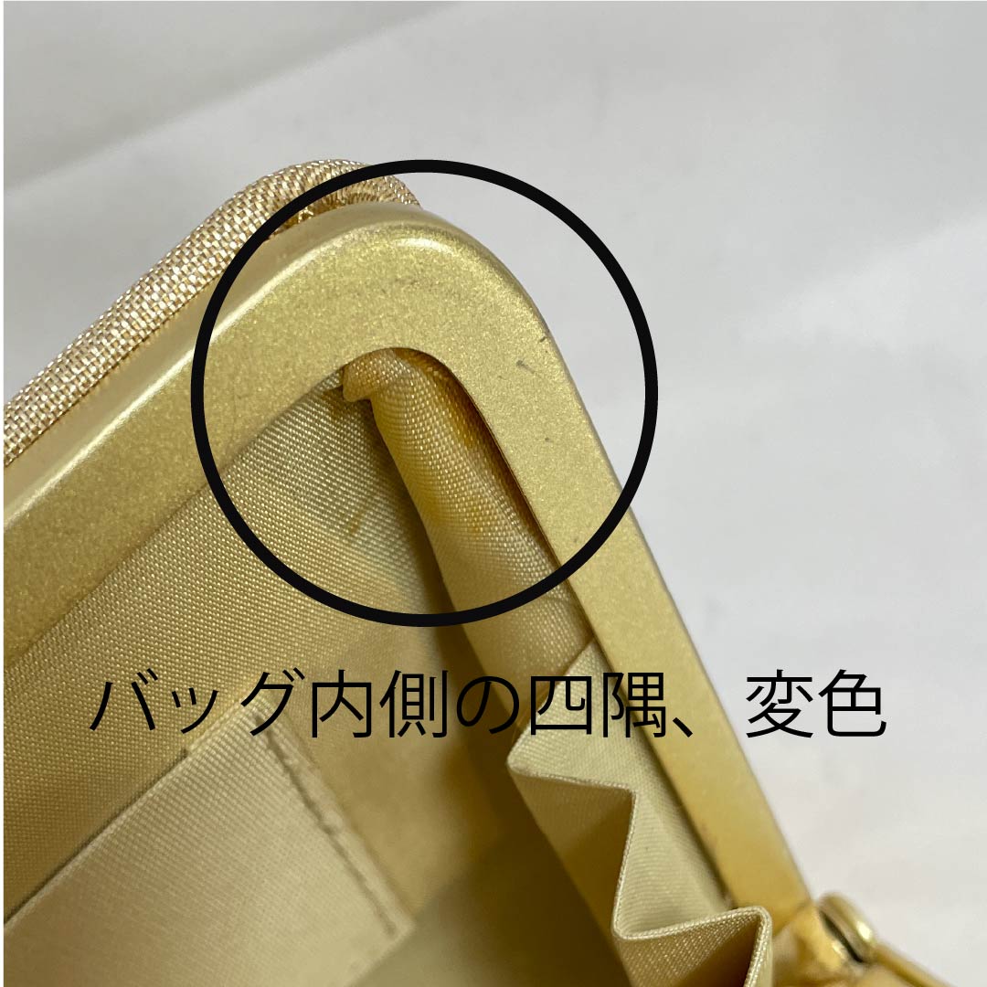 (新古品)草履バックセット フォーマル 金色(きんいろ) 未使用品 古典柄 花柄 Lサイズ 金系 Aランク 1133000193421