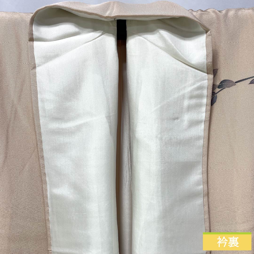 Visiting Kimono, Pure Silk, Grade A, Lined, Length 150.5cm, Sleeve Length 61cm, Otomeiro (Girl's Color), Kaga Yuzen, Floral, Pink, Product Number: 1112006203113