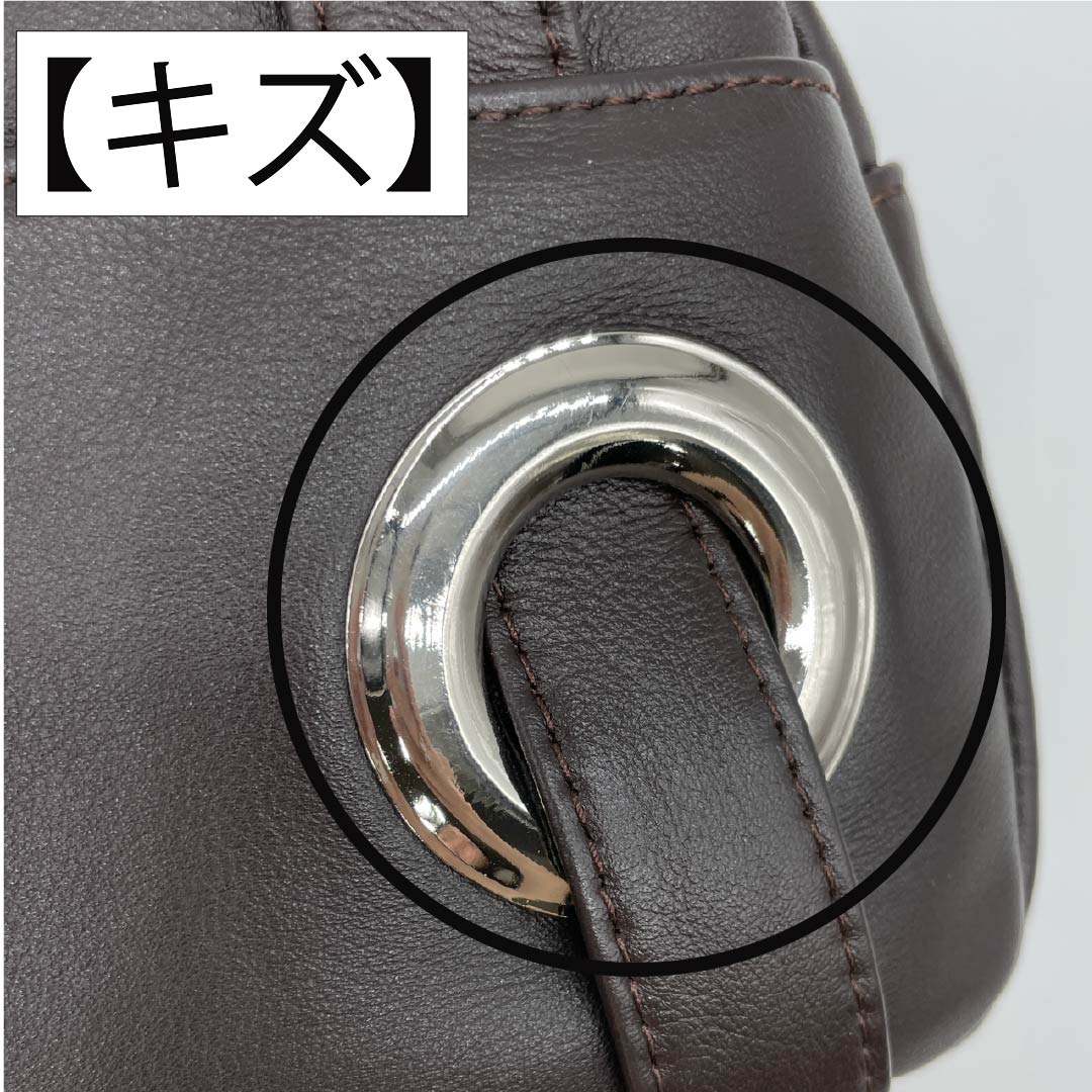 (Like New) Western-style Cowhide Leather Bag, Grade A, Brand New, Cowhide Leather, 2-Way, Brown, 119700013314