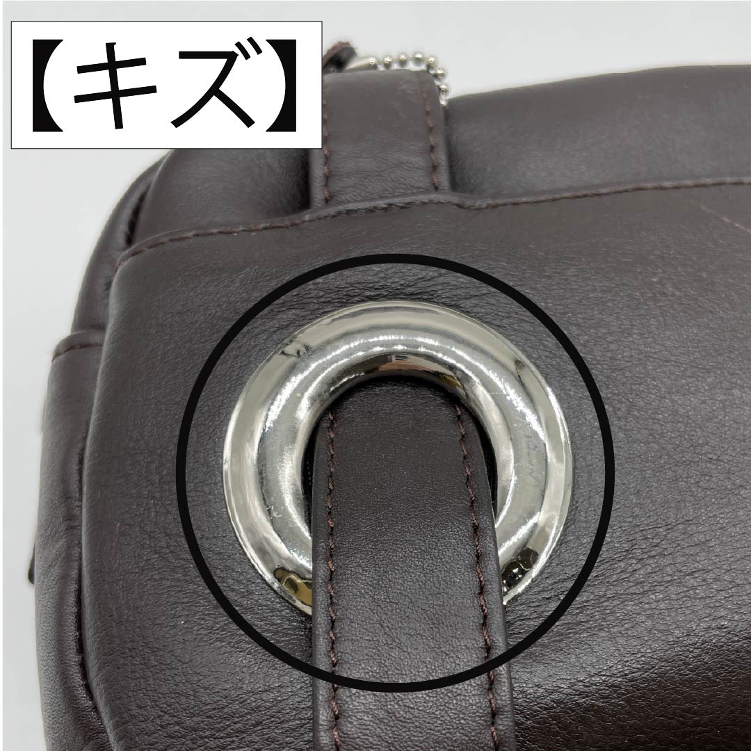 (Like New) Western-style Cowhide Leather Bag, Grade A, Like New, Cowhide Leather, 2-Way, Brown, 119700012314