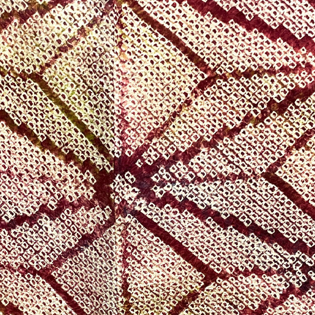 Haori Length 75.5cm Sleeve length 63.5cm Shibori Asanoha Pure silk S rank Awase Gradation 1117000342999
