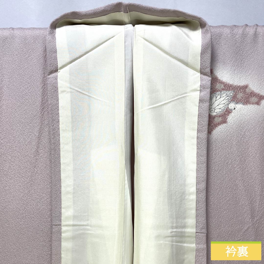 訪問着 正絹 Aランク 袷 身丈170.5cm 裄丈66cm 桜色(さくらいろ) 辻ヶ花 ピンク系 1112007163613