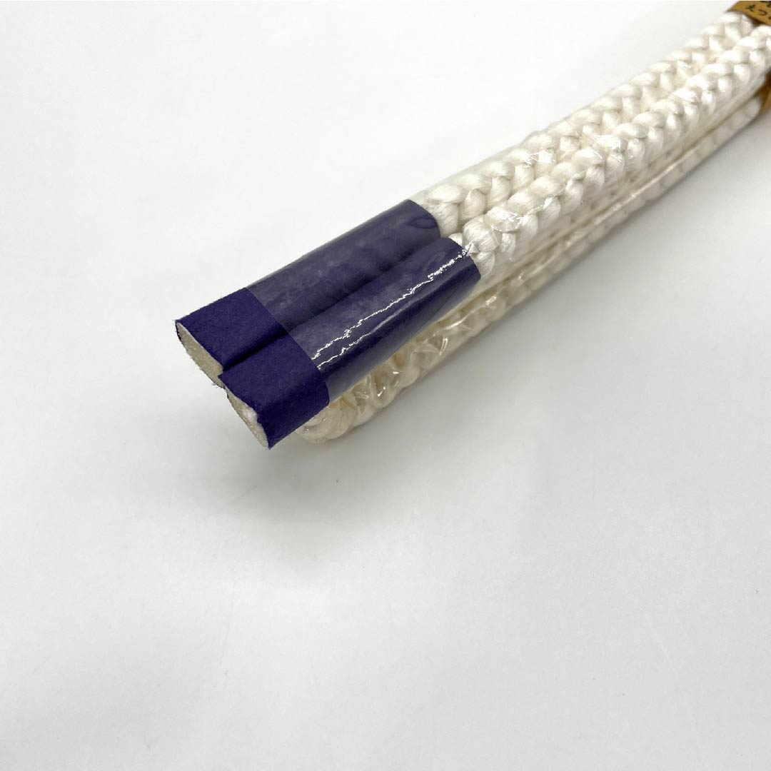 (新古品) 帯締め・帯揚げセット 正絹 Aランク 乳白色(にゅうはくしょく) 麻の葉 絞り 手組紐 長さ約159cm 幅約1cm フォーマル 白系 1141000223311