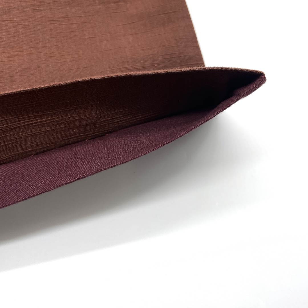Nagoya obi, burnt color, pongee fabric, Kyoto bag obi, inlay, obi length 342cm, pure silk, A rank, point pattern, casual, brown, 1124006633314, open style