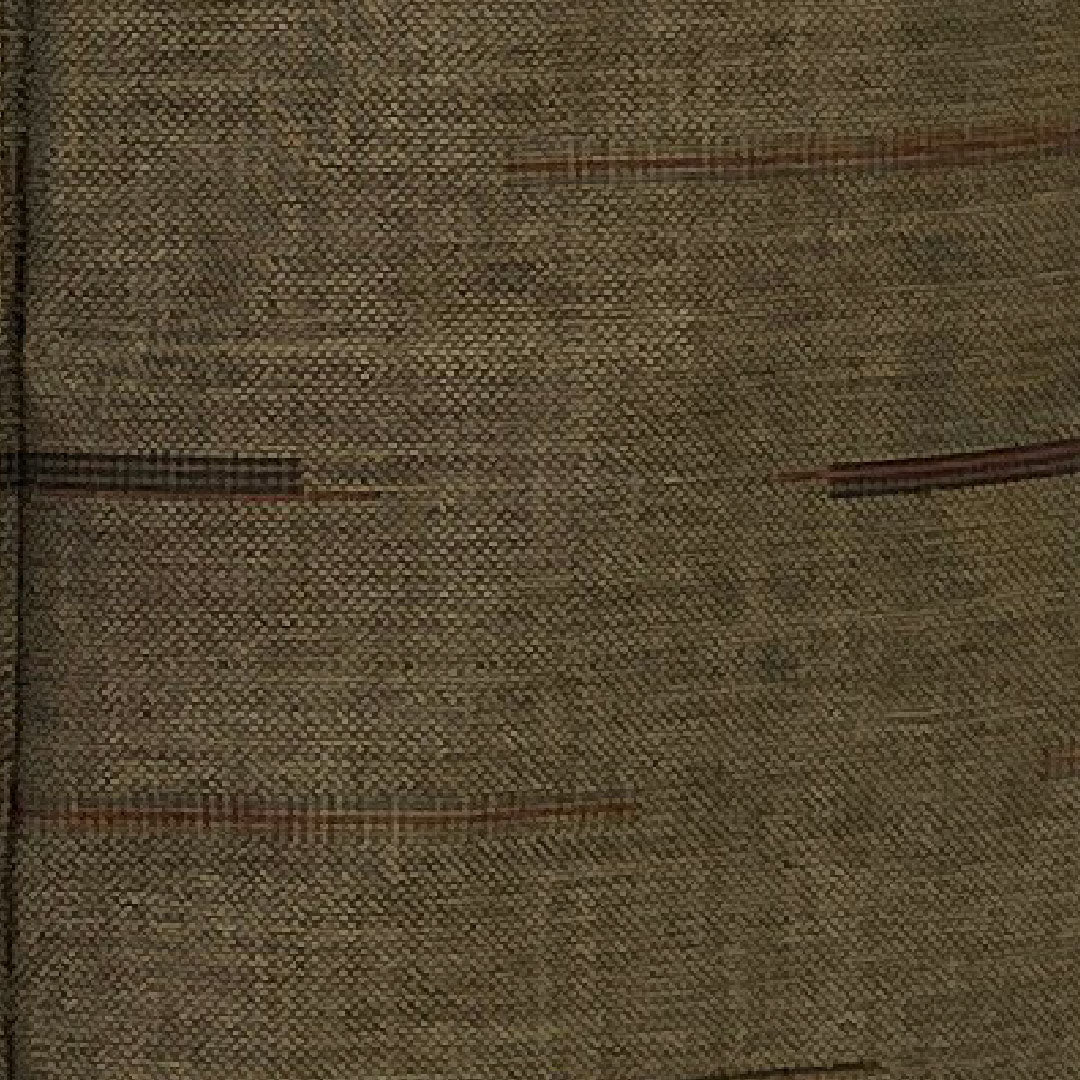 Oshima Tsumugi, Length 163cm, Sleeve length 66cm, Warp and weft ikat, Geometric pattern, Pure silk, S rank, Awase, Brown, 1116001182414