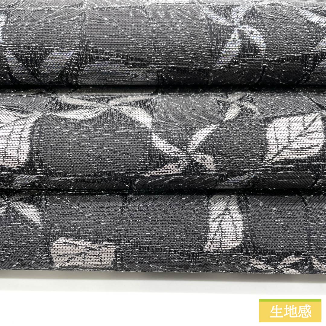 Reversible Fukurokuju Obi (Sekiban-iro) Silk Obi by Hondaya Genbei, featuring an owl and floral motif. Length: 454cm. S-Rank. Casual, gray accents. Product code: 1123013212422