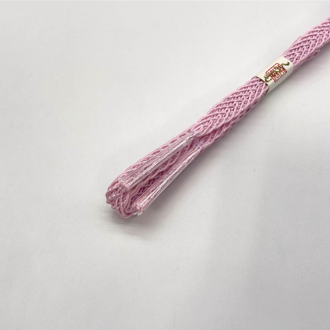 New Old Stock Obi-jime and Obi-age Set, Pure Silk, NEW Rank, Nioume-iro (pinkish-purple) and Usuzakura-iro (pale cherry blossom pink), Summer Wear, Shibori, Length approx. 162cm, Width approx. 1.4cm, Casual, Pink Tone, 1141000271313