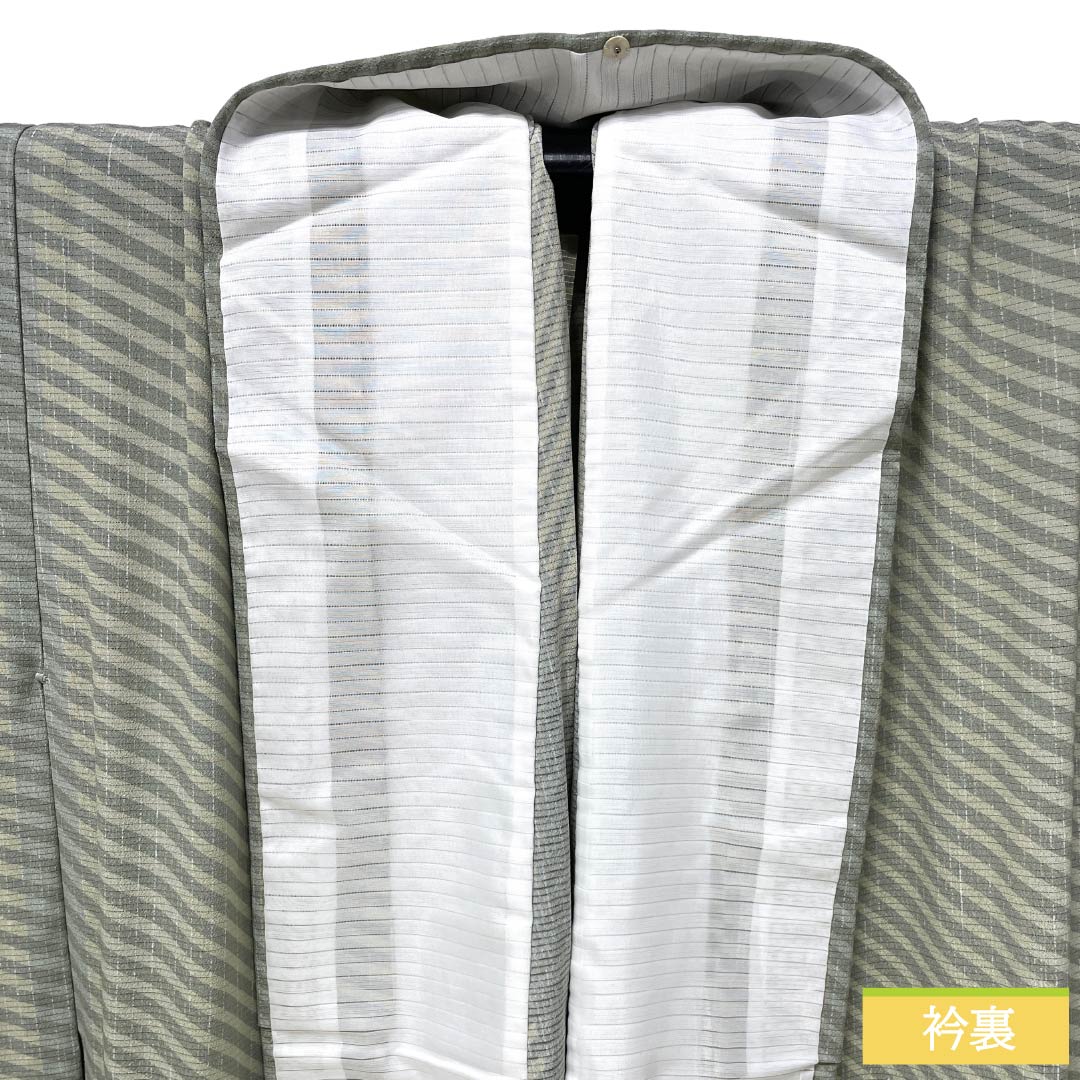 Summer Polyester Komon, S-rank, Length 163cm, Sleeve-to-shoulder 64.5cm, Abstract Pattern, Washable Kimono, Ro (Gauze Weave), Multicolor, 1132003262428