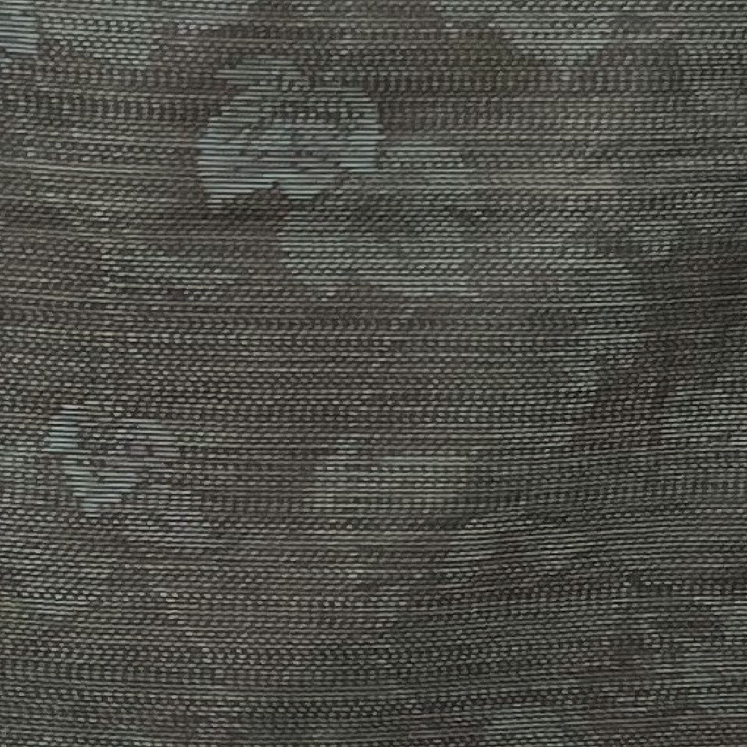 Oshima Tsumugi, Length 159.5cm, Sleeve length 64cm, Weft-total Kasuri, Ivy pattern, Pure silk, A-rank, Lined, Navy blue, 1116001823318