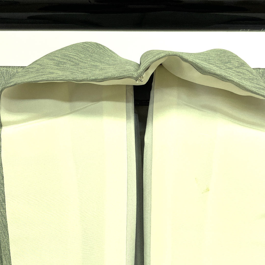 Komon, Length 160cm, Sleeve length 63cm, Awase, Geometric pattern, Pure silk, A rank, Green, 1115000233319