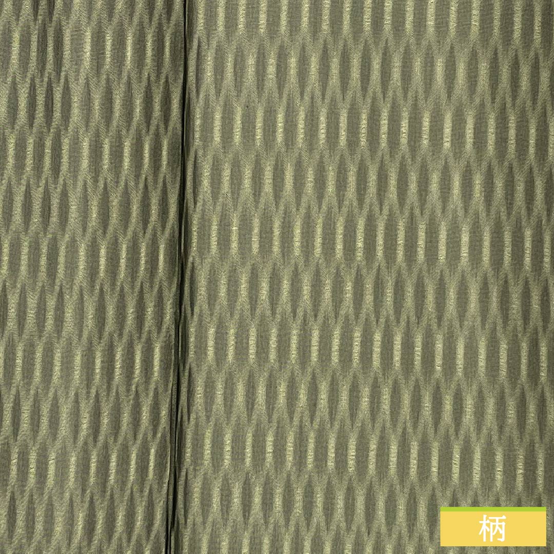 Summer pure silk tsumugi Length 172cm Sleeve length 67cm Dark gray Seki silk fabric Satsuma openwork Honba striped Oshima gauze A rank Green 1132001983619
