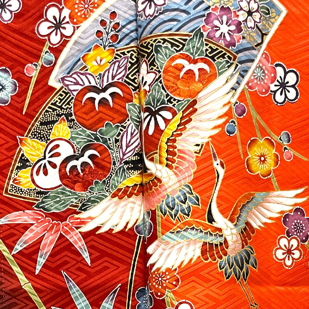 振袖 身丈151cm 裄丈61.5cm 袷 京紅型 吉祥文様 正絹 Sランク グラデーション系 1113001722299