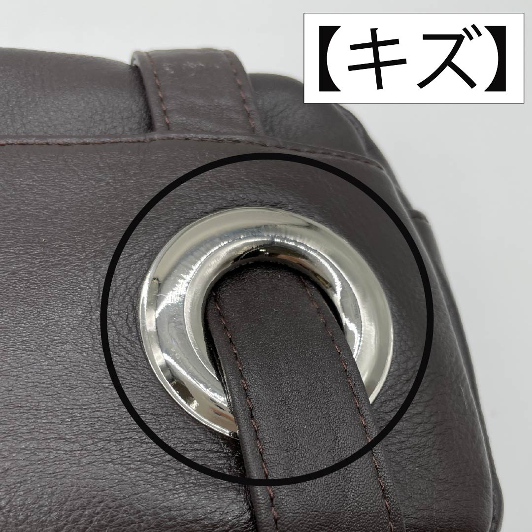 (Like New) Western-style Cowhide Leather Bag, Grade A, Like New, Cowhide Leather, 2-Way, Brown, 119700012314