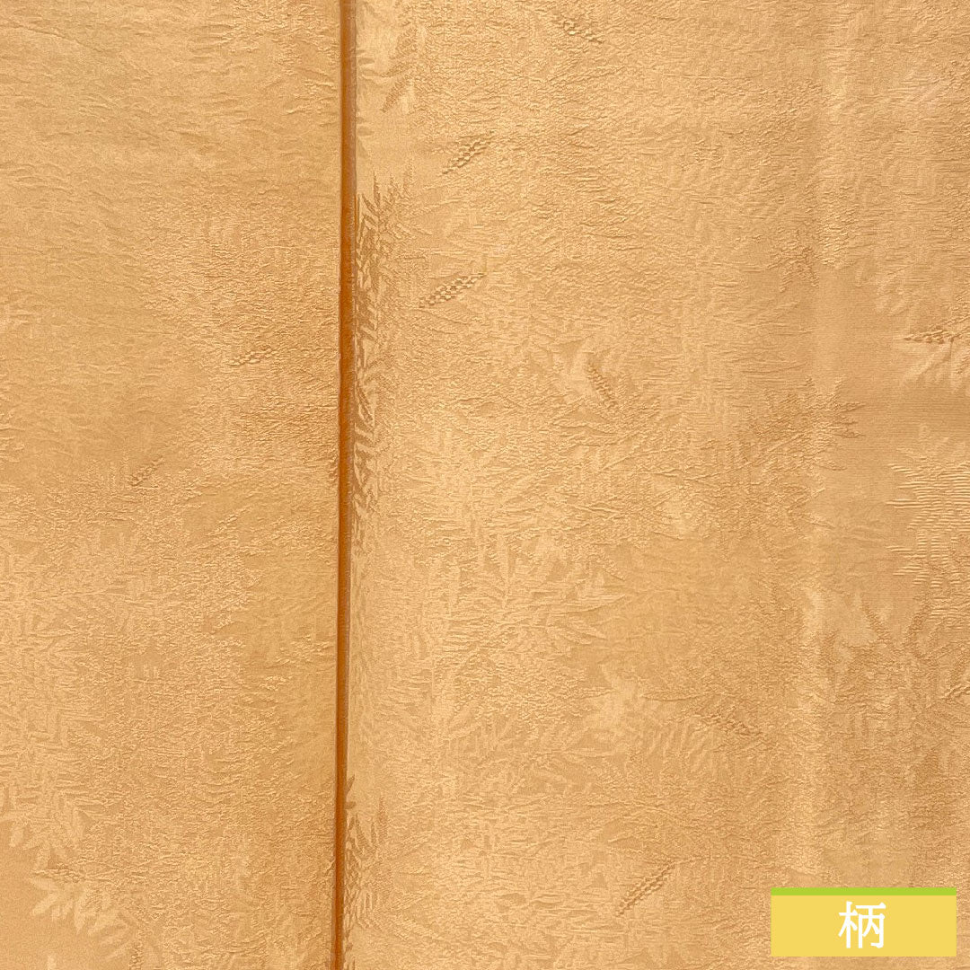 Plain color, pure silk, length 156cm, sleeve length 63.5cm, flesh color, twill, one crest, shadow swallowtail butterfly, lined, S rank, orange, 1114001902326