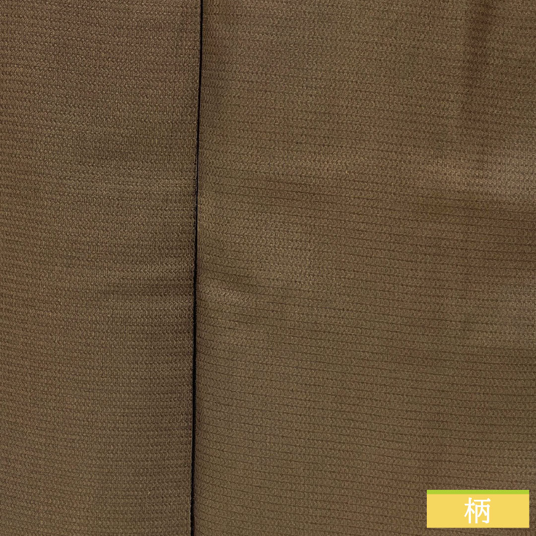 Men's pure silk, A-rank, length 148cm, sleeve length 68cm, charcoal-colored, horizontal stripes, lined, brown, product number 1119001703414