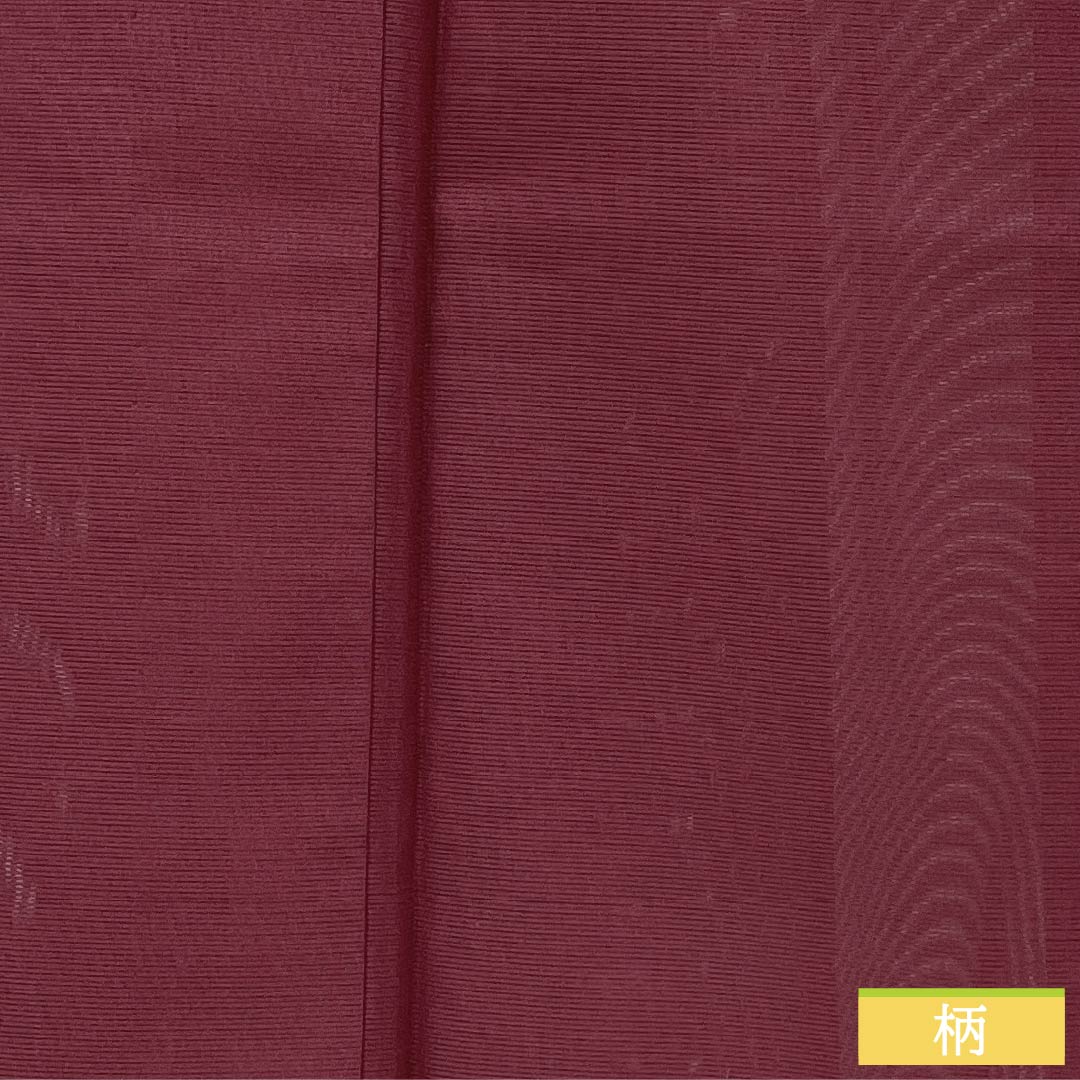Summer kimono, polyester, plain color, A rank, length 160.5cm, sleeve length 64.5cm, crimson color, washable, red pongee, 1132003083412
