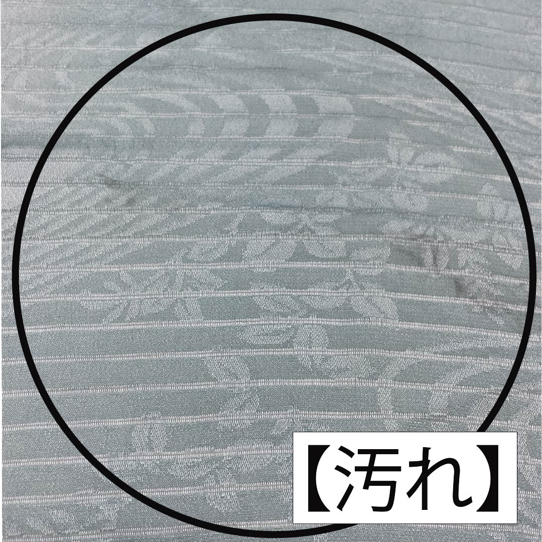 帯揚げ 正絹 Bランク セミフォーマル 淡水色(うすみずいろ) 夏用 流水 草花模様 長さ約181cm 幅約30.5cm 水色系 1136002324924