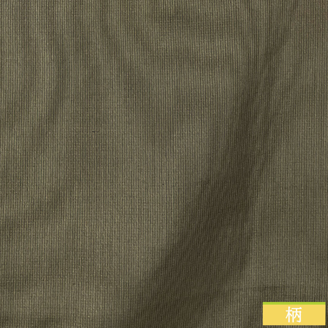 男物 正絹 Aランク 身丈96.5cm 裄丈68cm 縞 茶系 1119001553114